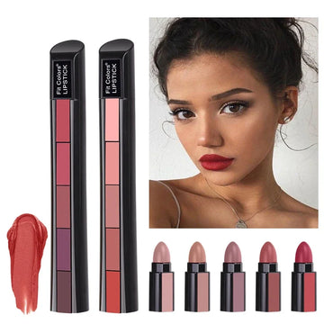 5 in 1 Velvet Matte Lipstick Set